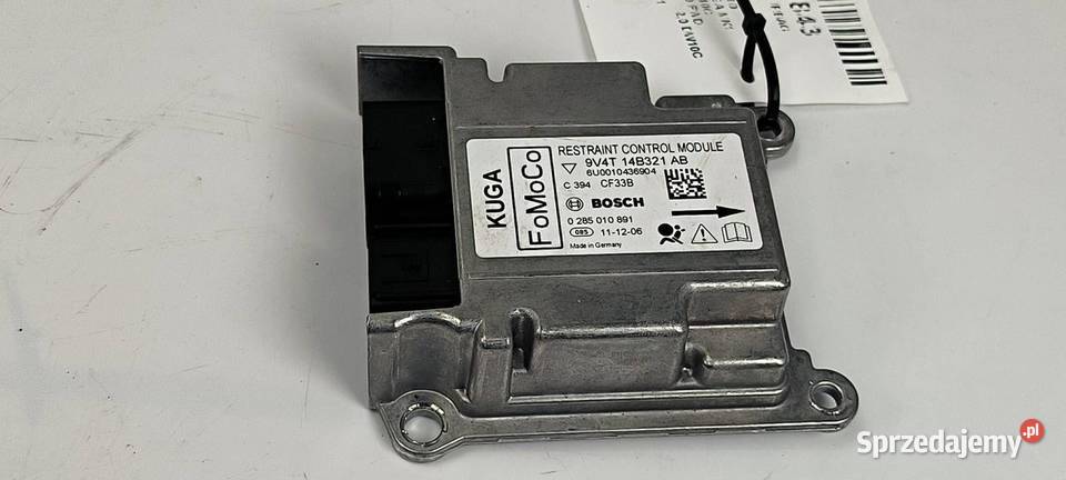 SENSOR AIRBAG FORD KUGA MK1 9V4T14B321AB Pozostałe kujawsko-pomorskie Lipno