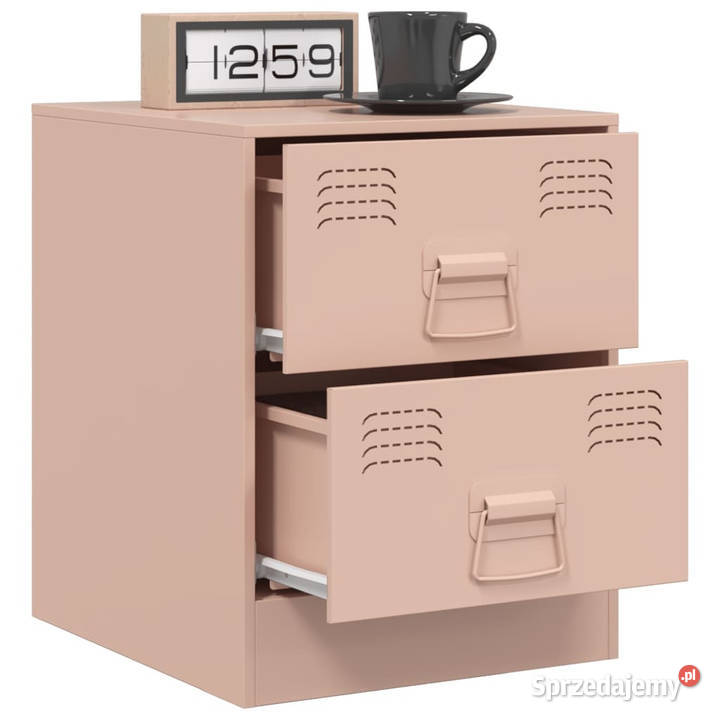 Szafka nocna różowa 345x39x44 stal WM841621 Warszawa