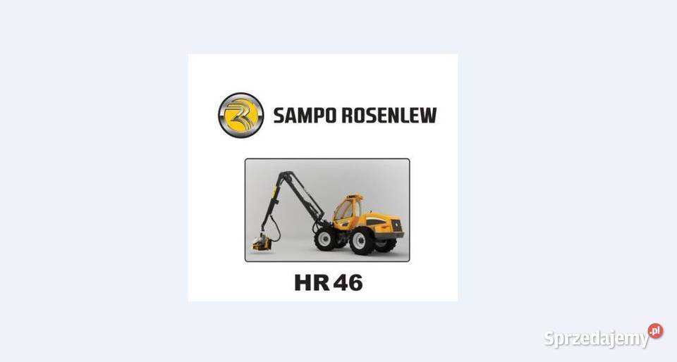 SAMPO HR46 harvester katalog części instrukcja motoryzacja, transport Kielce