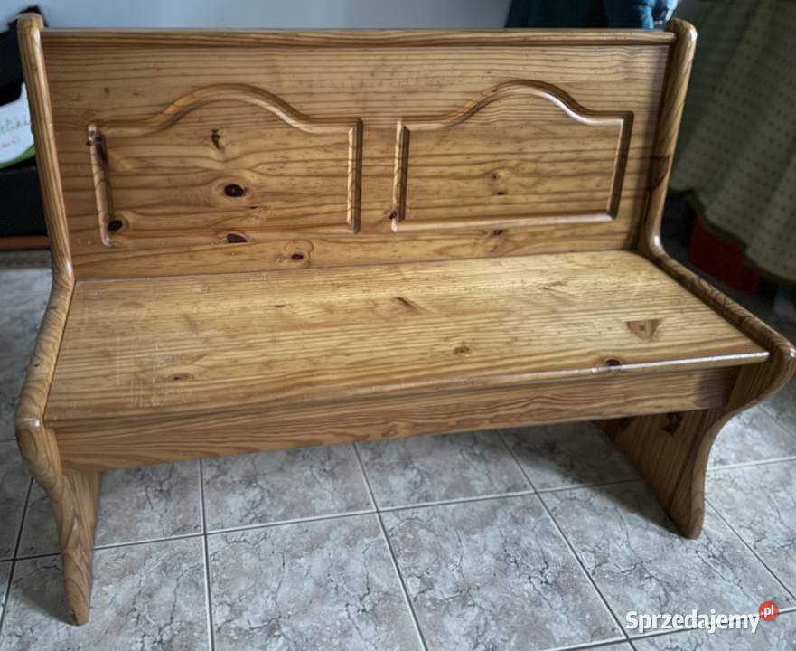 Lawa drewniana z podnoszonym siedziskiem Lublin