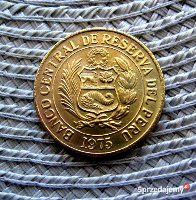 Peru 1 Sol 1975r Ładna Kolekcje
