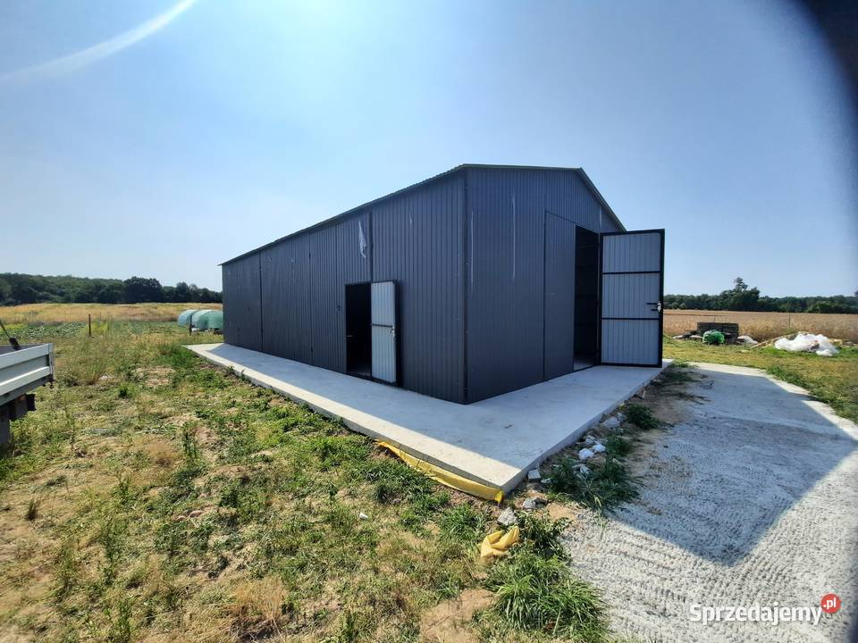 A182 Garaż Blaszany GRAFITOWY Wiata Hala Wiaty podkarpackie Sanok