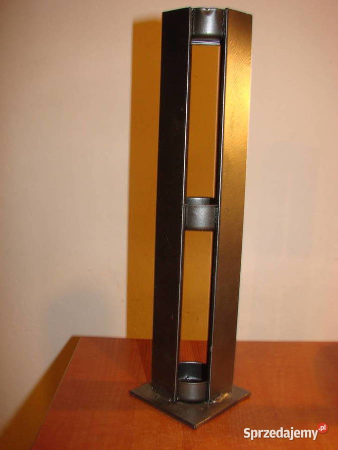 metalowy świecznik Oświetlenie pomorskie Pruszcz Gdański