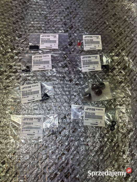 Komplet śróbek nakładki nakrętki ZZR1400 Pozostałe Poznań