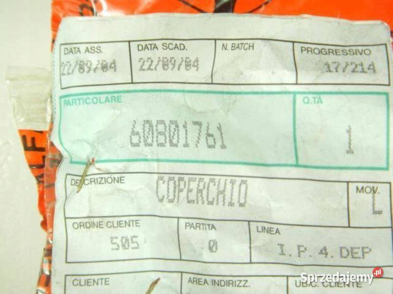 POKRYWA BAKU ZBIORNIKA PALIWA ALFA ROMEO 164 20 sprzedam