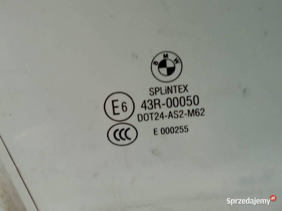 SZYBA DRZWI PRAWY PRZÓD 05 R SEDAN Bmw Seria 5 V sprzedam