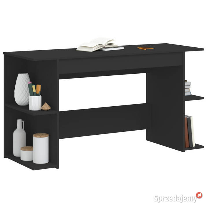 Biurko czarne 140x50x75 materiał drewnopochodny Warszawa