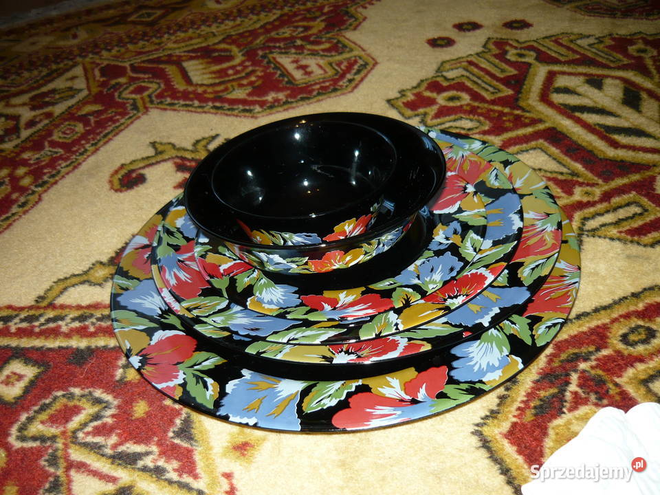 ARCOROK zestaw Francuski szklo CZARNE Katowice