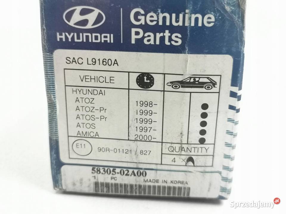 SZCZĘKI HAMULCOWE TYŁ HYUNDAI ATOS 19982008 ORI Szczęki hamulcowe sprzedam