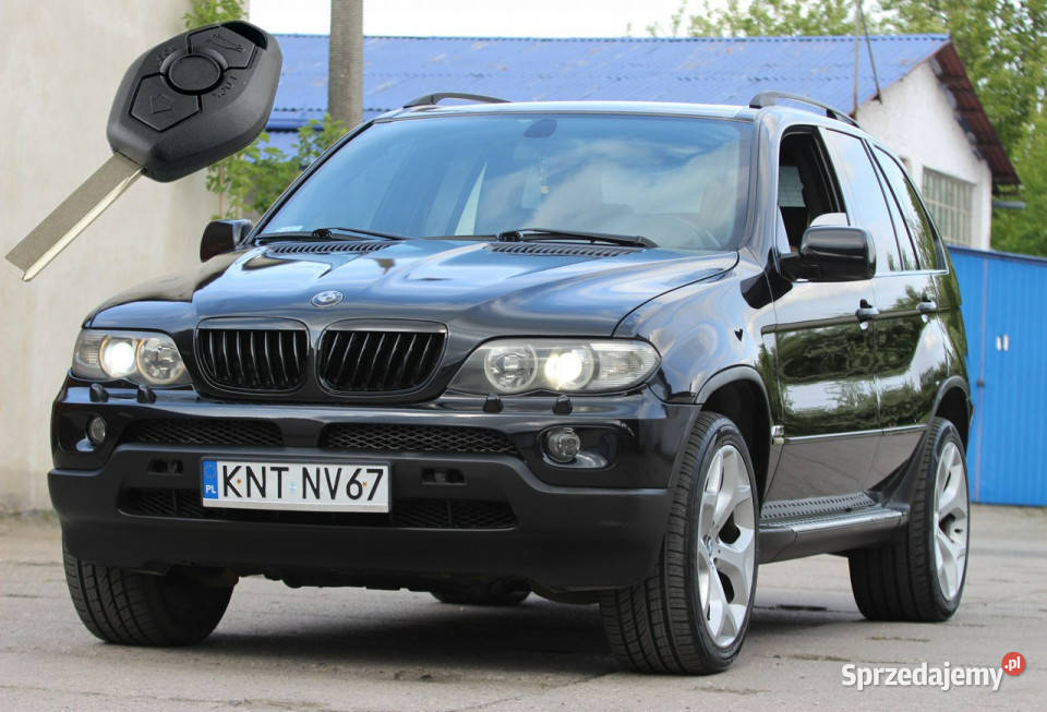 BMW X5 2004r 30 Diesel 217 SKÓRY bananowe 20 2993cm3 Nysa sprzedam
