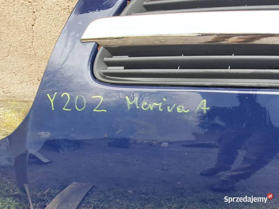 Opel Meriva A Y20Z Maska Pokrywa silnika
