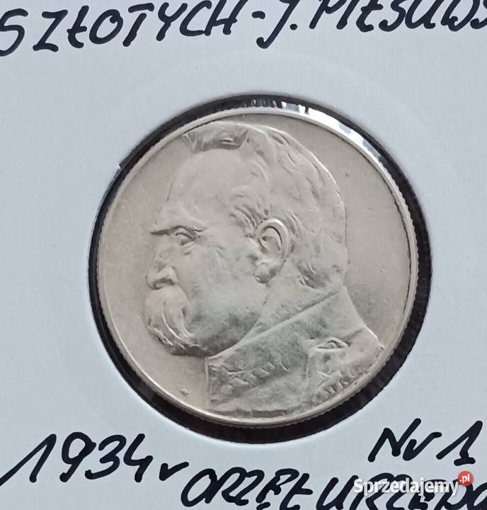 5 J Piłsudski 1934 r 1 orzeł urzędowy Super