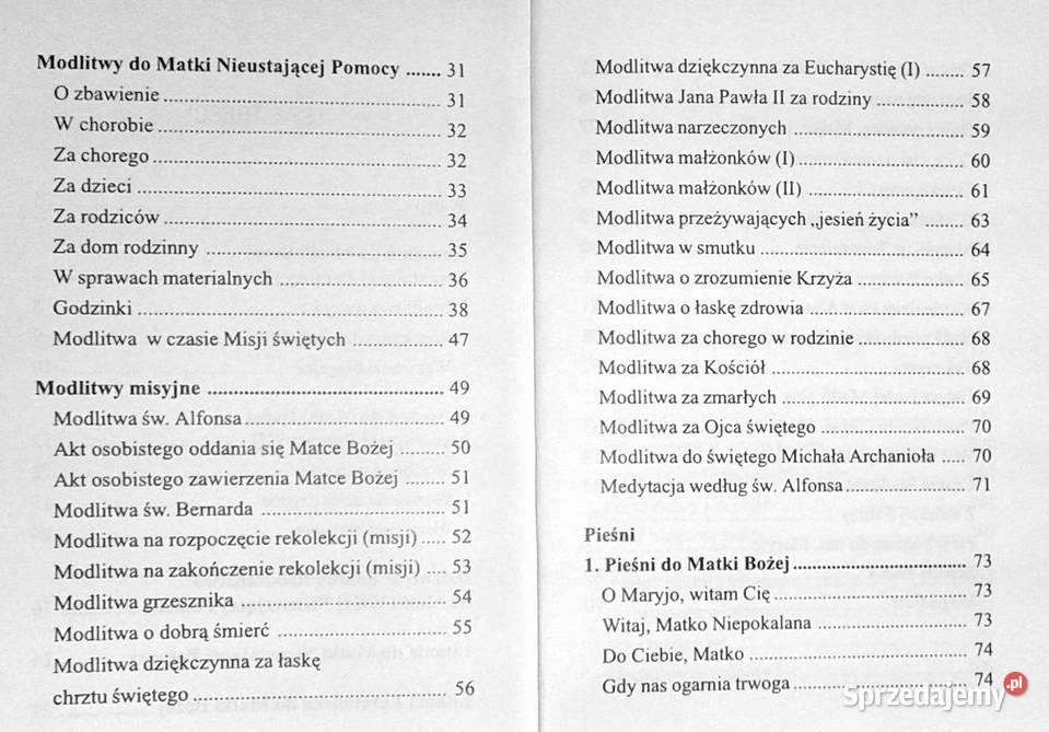 Modlitwy i pieśni misyjnomaryjne Janusz Chełm