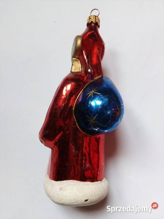 stara duża bombka Mikołaj vintage Częstochowa