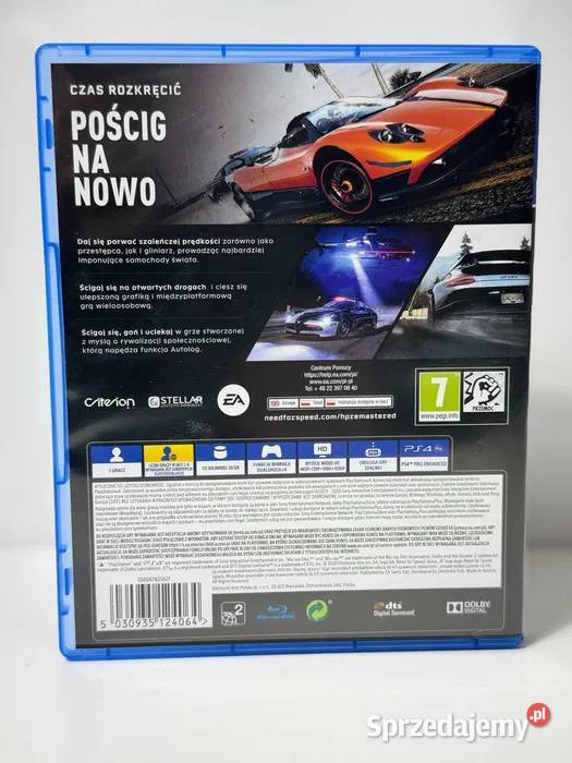 GRA NEED FOR SPEED HOT PURSUIT REMASTERED NA 4 Śrem sprzedam