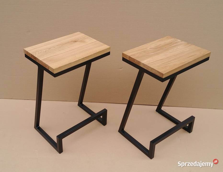 Hoker dębowy loft łódzkie