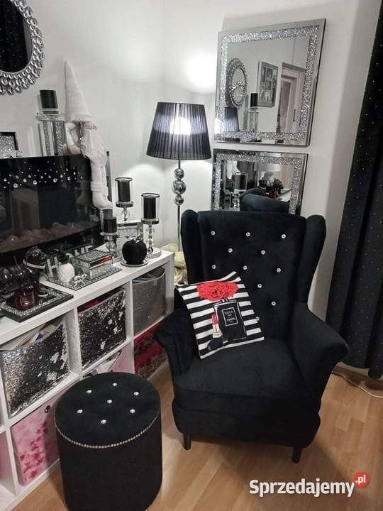Fotel Uszak Glamour Różne Kolory Dostawa 0 Fotele wielkopolskie Tarchały Małe