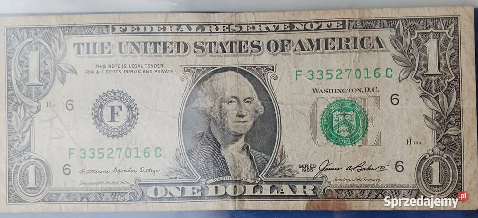 1 USA 1985 r men F Atlanta Georgia Konin sprzedam