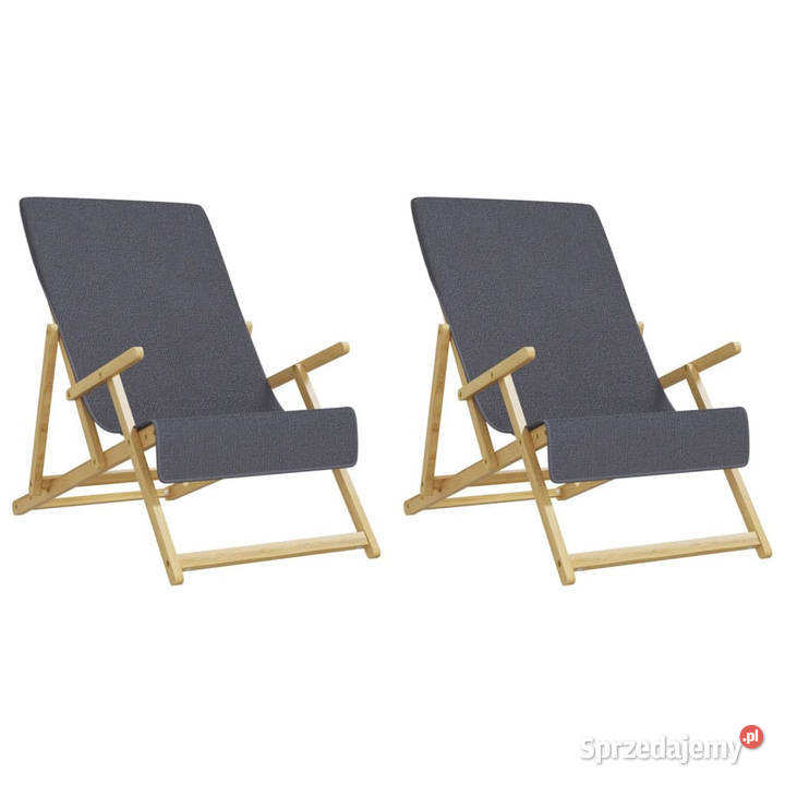 Ręczniki plażowe 2 antracytowe 60x135 400 gm Warszawa