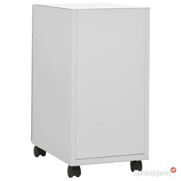 Mobilna szafka kartotekowa jasnoszara 30x45x59 Pozostałe mazowieckie Warszawa