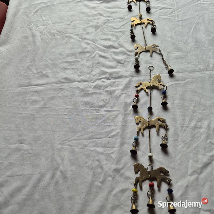 Zawieszka śliczne vintage koniki z dzwoneczkami Brzesko