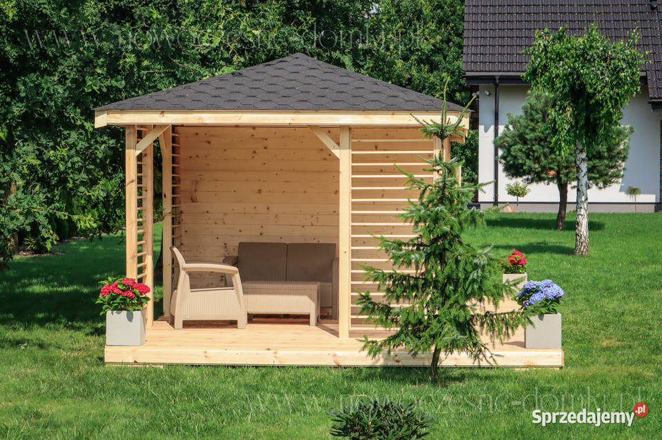 Domek ogrodowy z altaną La Mare 1 wym 3x6 z Częstochowa