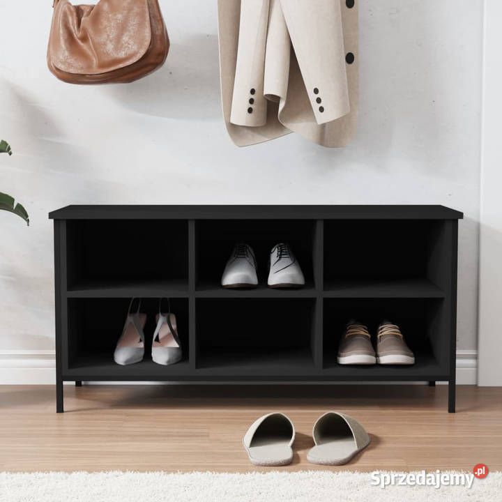 Szafka na buty czarna 100x35x50 materiał Warszawa