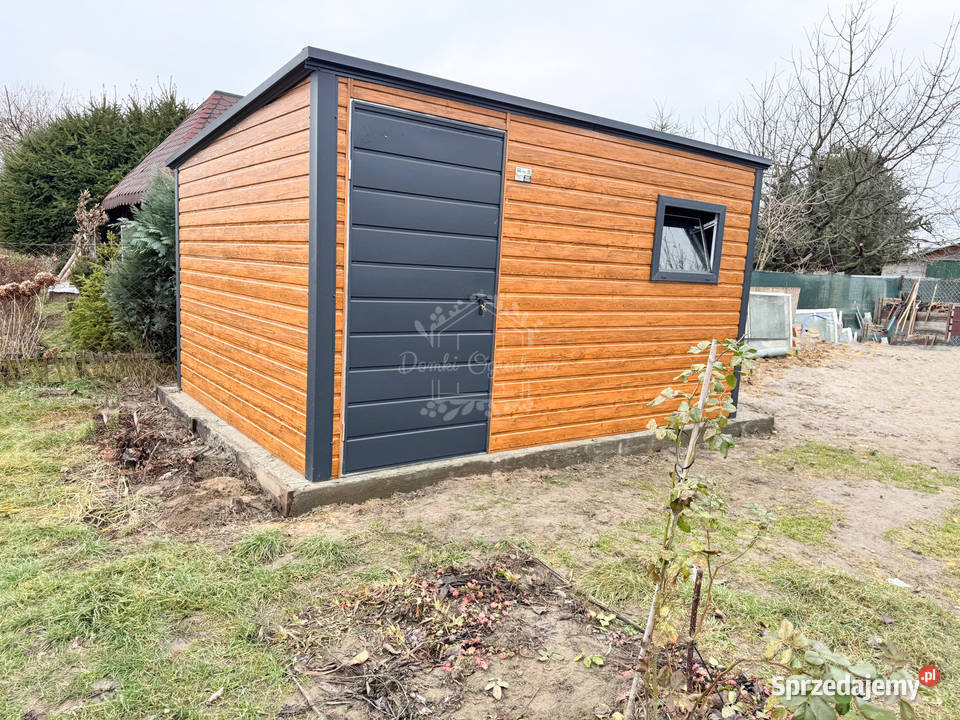 Schowek domek ogrodowy 35x25m okno jasny orzech sprzedam