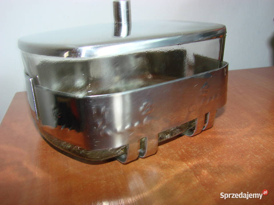 Stojadła Nierdzewne cukiernica PRL Pruszcz Gdański