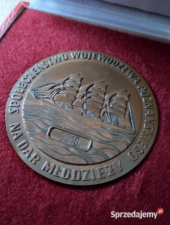 Medal Cegiełka na budowę Żaglowca Dar Młodzieży Militaria Poznań