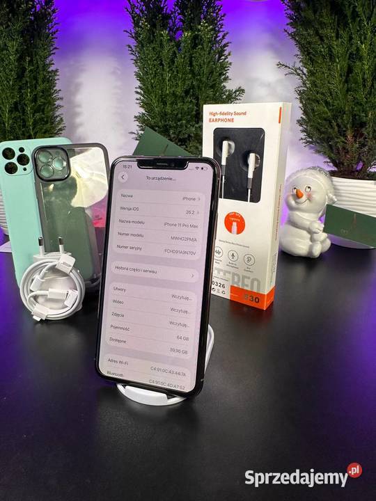 Apple iPhone 11 Pro 64GB Gold Bateria 100 Warszawa