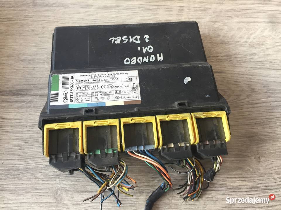 STEROWNIK MODUŁ KOMFORTU MONDEO MK3 1S7T15K600HA łódzkie