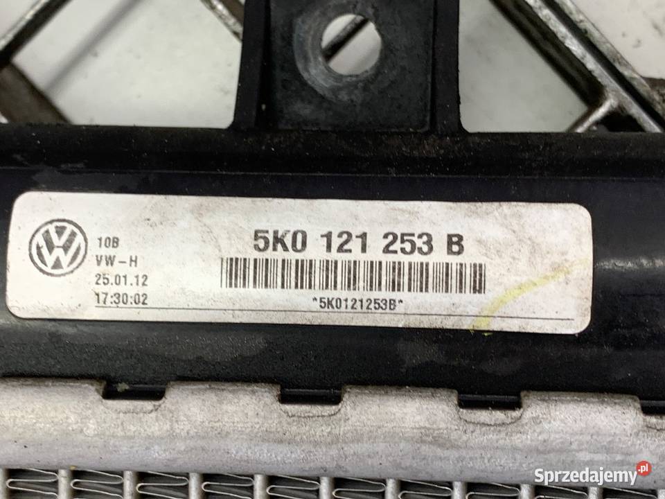 CHŁODNICA WODY VW CC B7 20 200 5K0121253B 1116