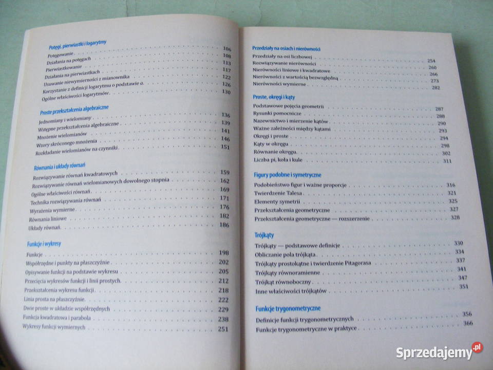 Abc maturzysty matematyka repetytorium Mizerski Podręczniki Oborniki Śląskie