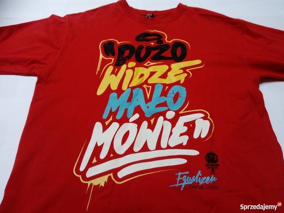 Koszulka Equalizer Dużo Widzę Mało Mówię Wólka