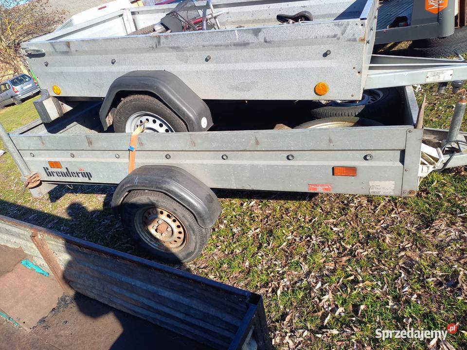 Sprzedam dwie przyczepki branderup 252x122x35 Czeberaki