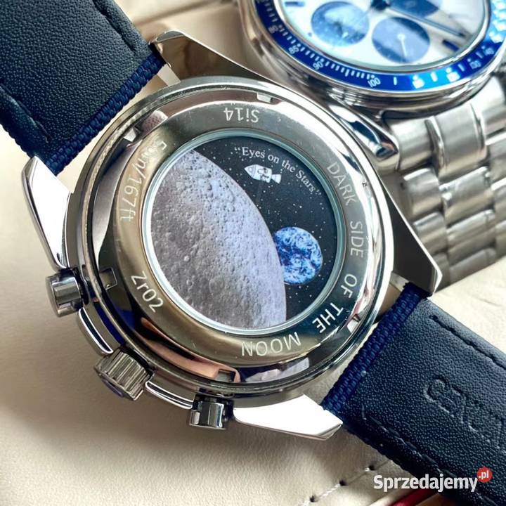 Męski zegarek kwarcowy OMEGA Speedmaster Silver Warszawa