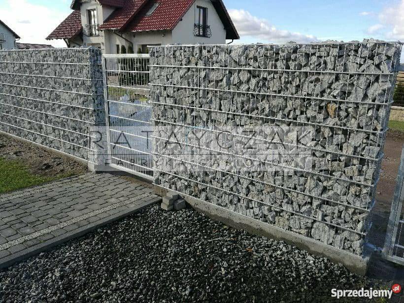 Ogrodzenie gabionowe gabiony gabion ogrodzenie Ogrodzenia i bramy Piła