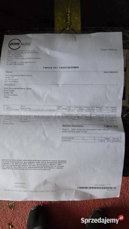 Zestaw rozrządu BMW 318i e90 silnik n46b20b sprzedam