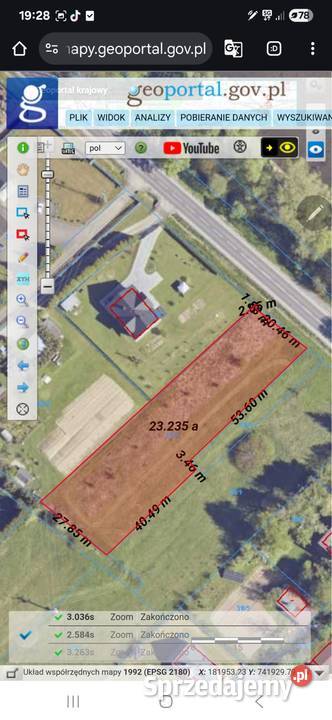 Sprzedam piękna działkę w miejscowości Łączki Lesko