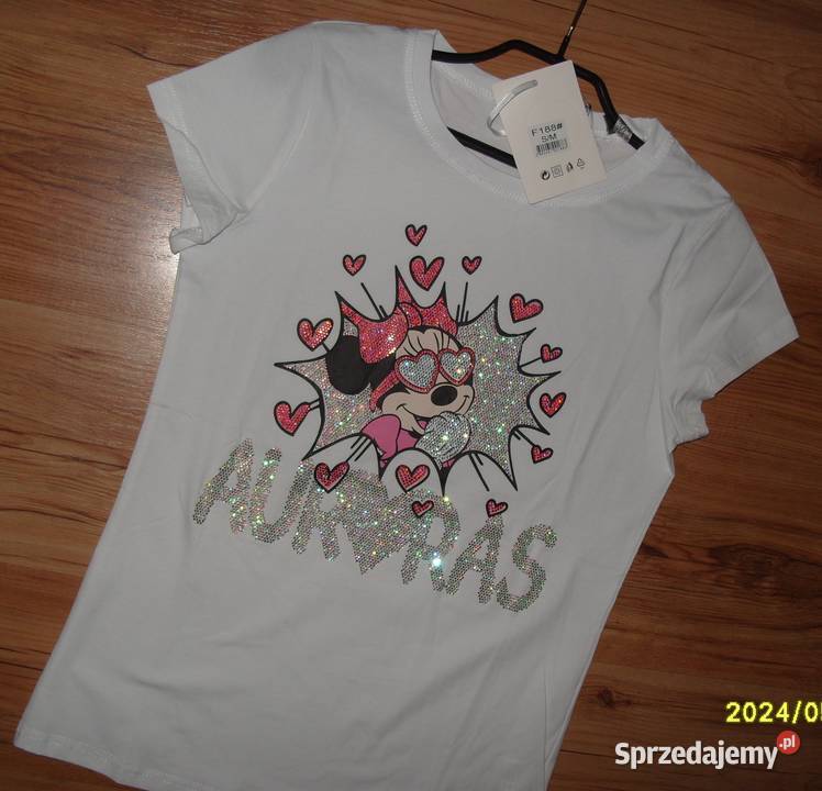 KoszulkaTshirt MIKI kolorowe cyrkonie rSM wielkopolskie sprzedam