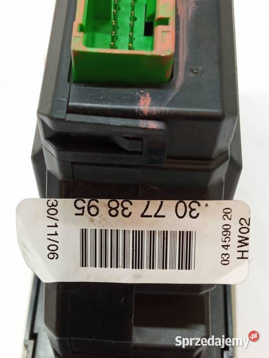 PRZEŁĄCZNIK SZYB LEWY PRAWY PRZÓD 30773895 Panele sterowania, przełączniki