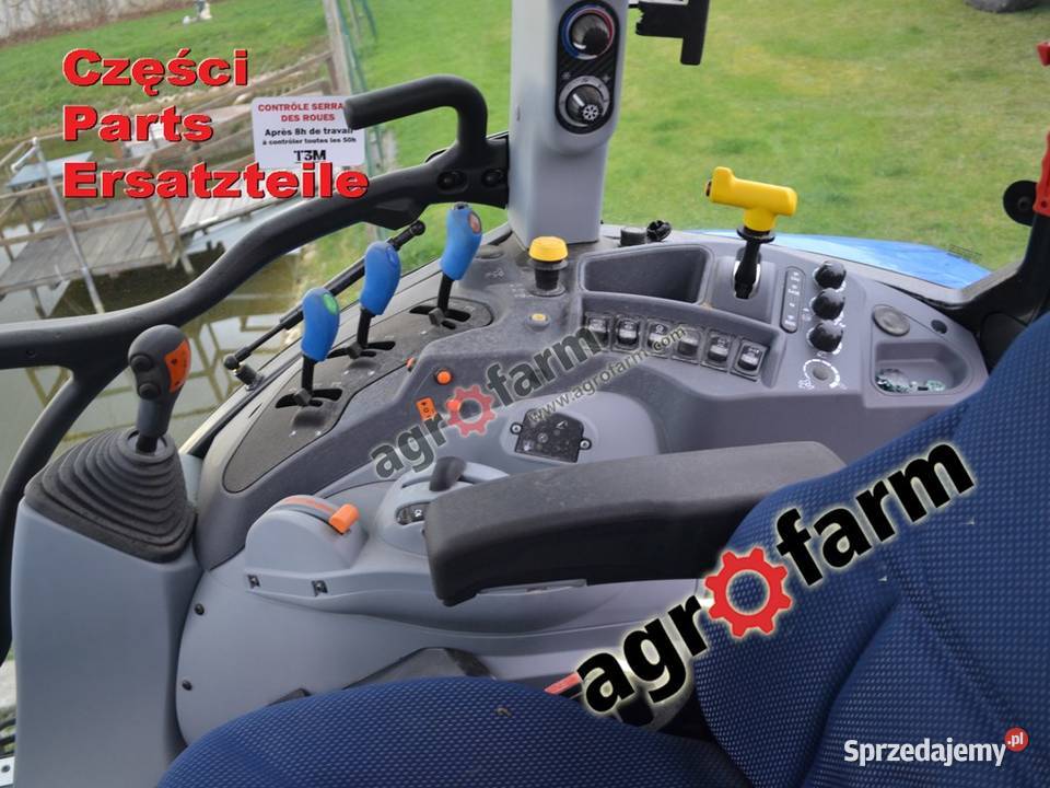 Holland T5110 części skrzynia biegów silnik Byków