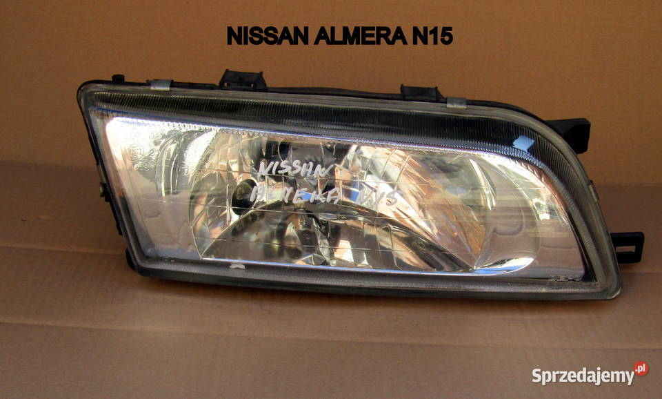 LAMPA PRZEDNIA PRAWA NISSAN ALMERA N15 LIFT Rok produkcji 1998 Lampy przednie Mysłaków
