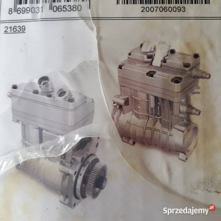 1100400001 sprężarka powietrza Mercedes Actros Częstochowa sprzedam