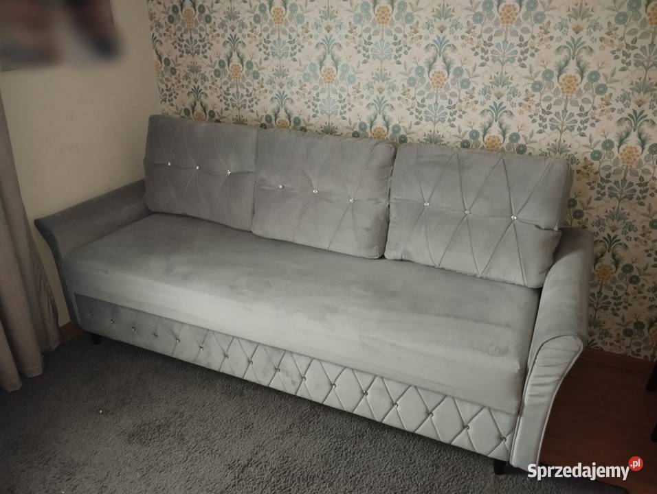 Sofa 235 glamour tapczan kanapa funkcja spania Okonek