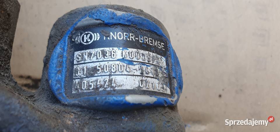 ZACISKA HAMULCA HAMULCOWY SN7096 MAN TGA LEWY Bieleń sprzedam