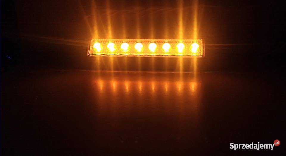 LAMPA HERMETYCZNA 8LED SMD HP 1224V RÓŻNE KOLORY Lampy ostrzegawcze, koguty małopolskie