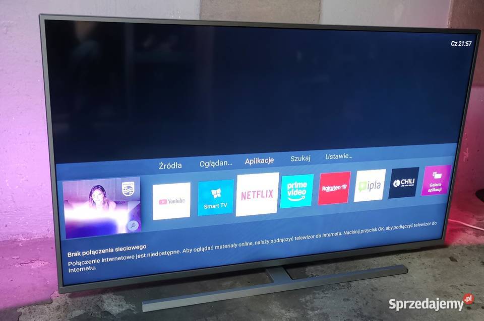Telewizor Philips 50PUS680412 Ambilight Ultra HD Philips Konin