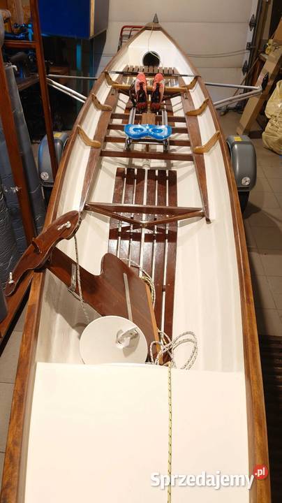 Łódź wioślarska skiff hamburka Warszawa